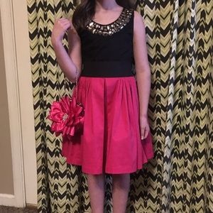 EUC Zoe Ltd. Girls Party Dress sz 12 w/Purse